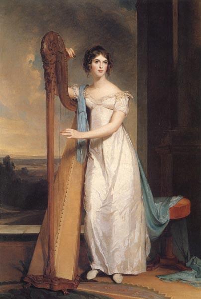 Thomas Sully Lady with a Harp:Eliza Ridgely Germany oil painting art